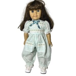 2008 American Girl Doll Brown Hair Blue Eyes Custom Vintage Outfit NOTES